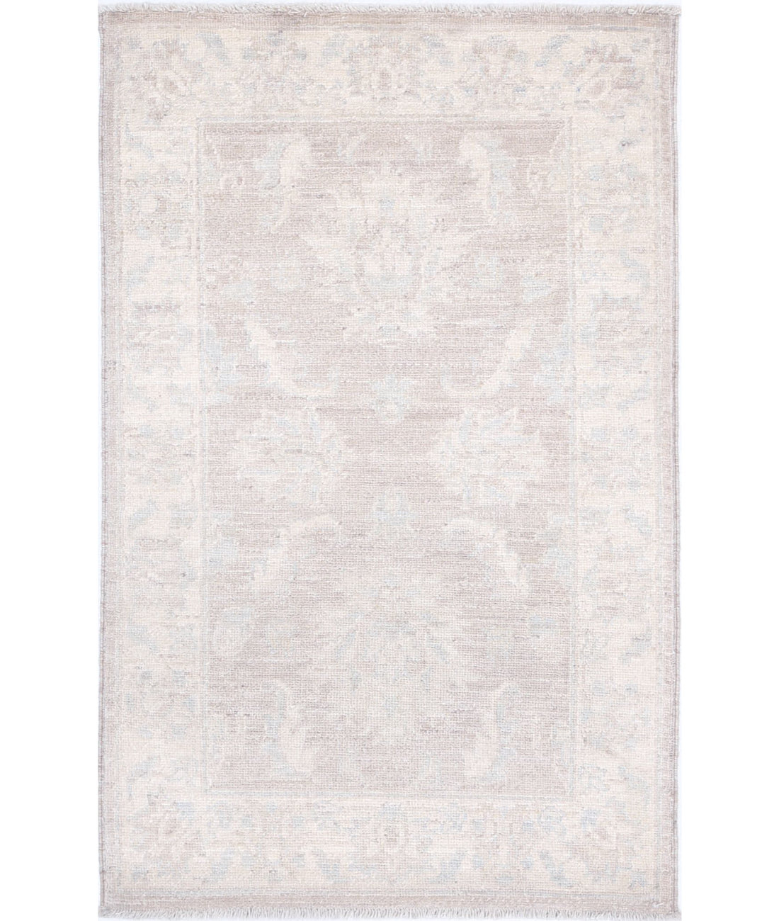 Hand Knotted Serenity Wool Rug - 2&#39;0&#39;&#39; x 3&#39;3&#39;&#39; 2&#39;0&#39;&#39; x 3&#39;3&#39;&#39; (60 X 98) / Brown / Ivory