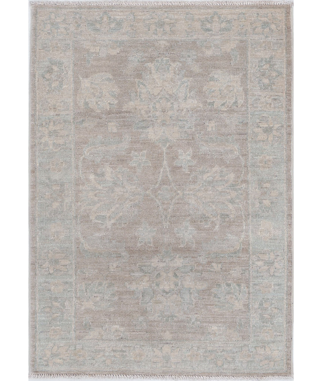 Hand Knotted Serenity Wool Rug - 2&#39;1&#39;&#39; x 3&#39;1&#39;&#39; 2&#39;1&#39;&#39; x 3&#39;1&#39;&#39; (63 X 93) / Brown / Ivory