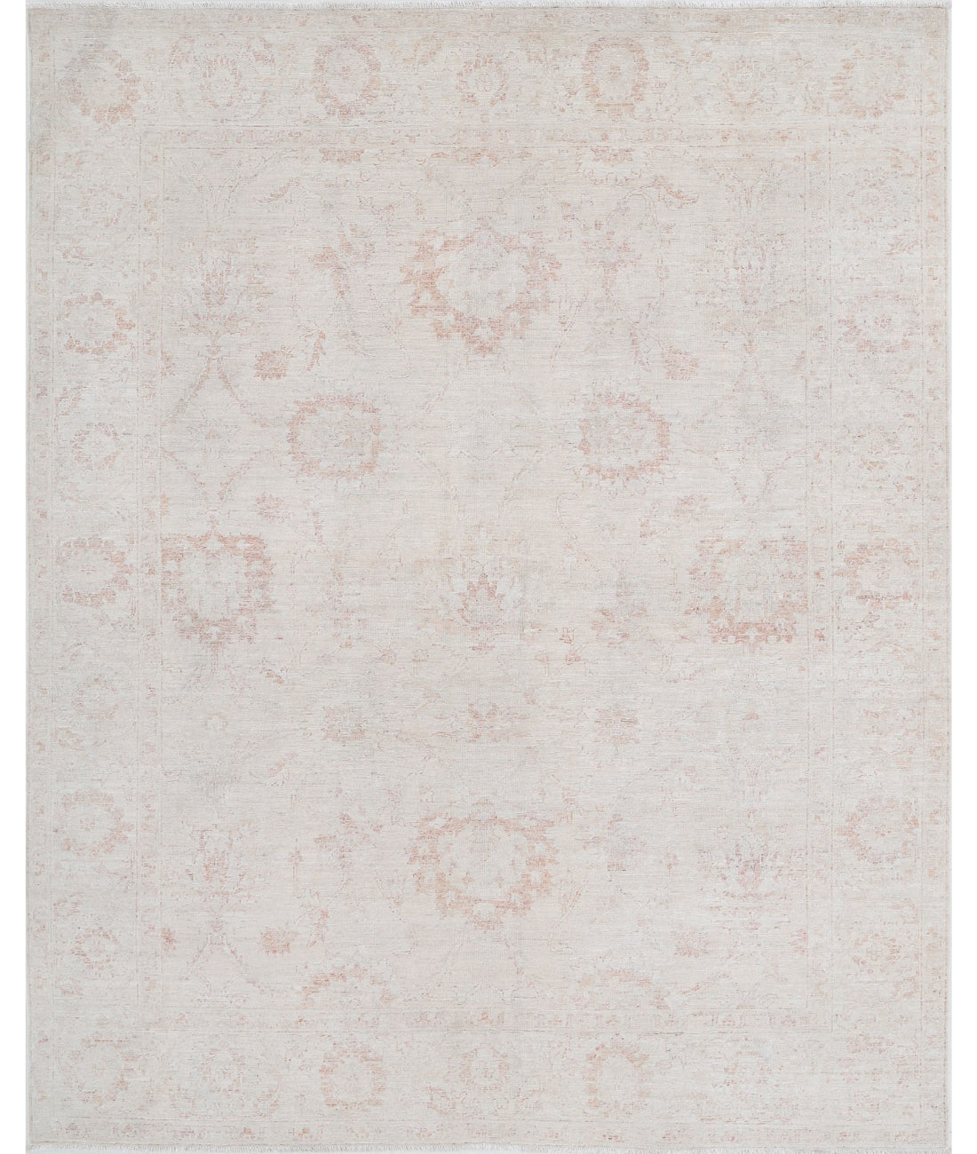 Hand Knotted Serenity Wool Rug - 6&#39;4&#39;&#39; x 7&#39;11&#39;&#39; 6&#39;4&#39;&#39; x 7&#39;11&#39;&#39; (190 X 238) / Ivory / Ivory