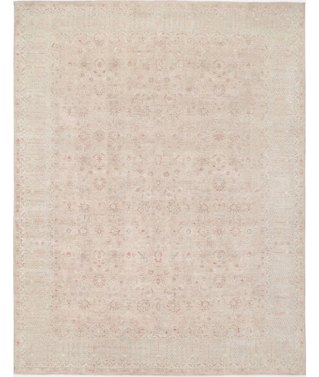 Hand Knotted Serenity Wool Rug - 12'6'' x 16'4'' 12'6'' x 16'4'' (375 X 490) / Taupe / Grey