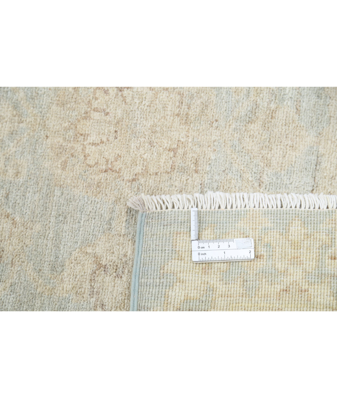 Hand Knotted Serenity Wool Rug - 9'0'' x 12'2'' 9'0'' x 12'2'' (270 X 365) / Blue / Taupe