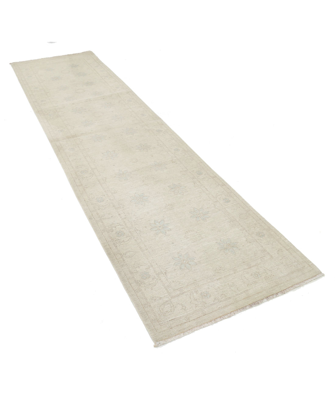 Hand Knotted Serenity Wool Rug - 2'9'' x 10'8'' 2'9'' x 10'8'' (83 X 320) / Ivory / Ivory