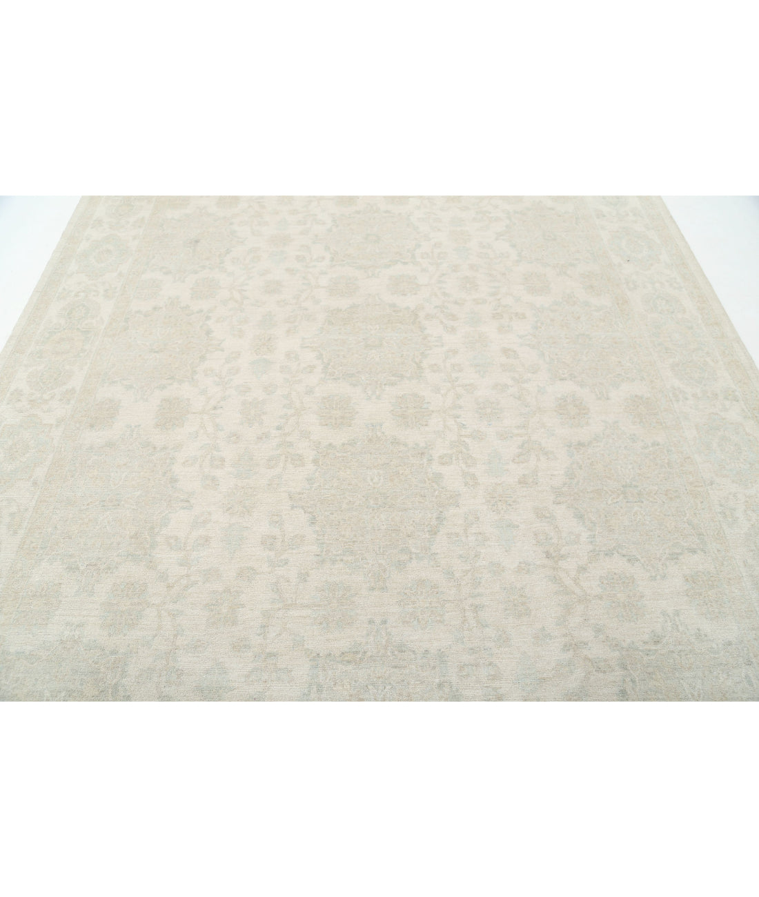 Hand Knotted Serenity Wool Rug - 7'10'' x 10'1'' 7'10'' x 10'1'' (235 X 303) / Ivory / Ivory