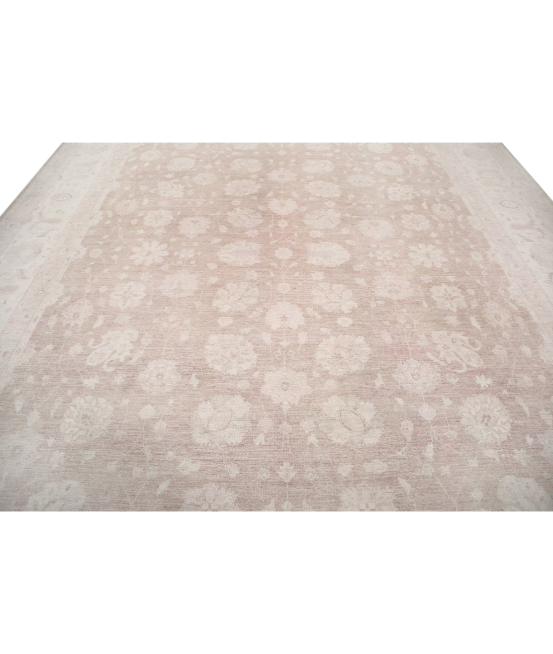 Hand Knotted Serenity Wool Rug - 11'6'' x 14'6'' 11'6'' x 14'6'' (345 X 435) / Taupe / Ivory