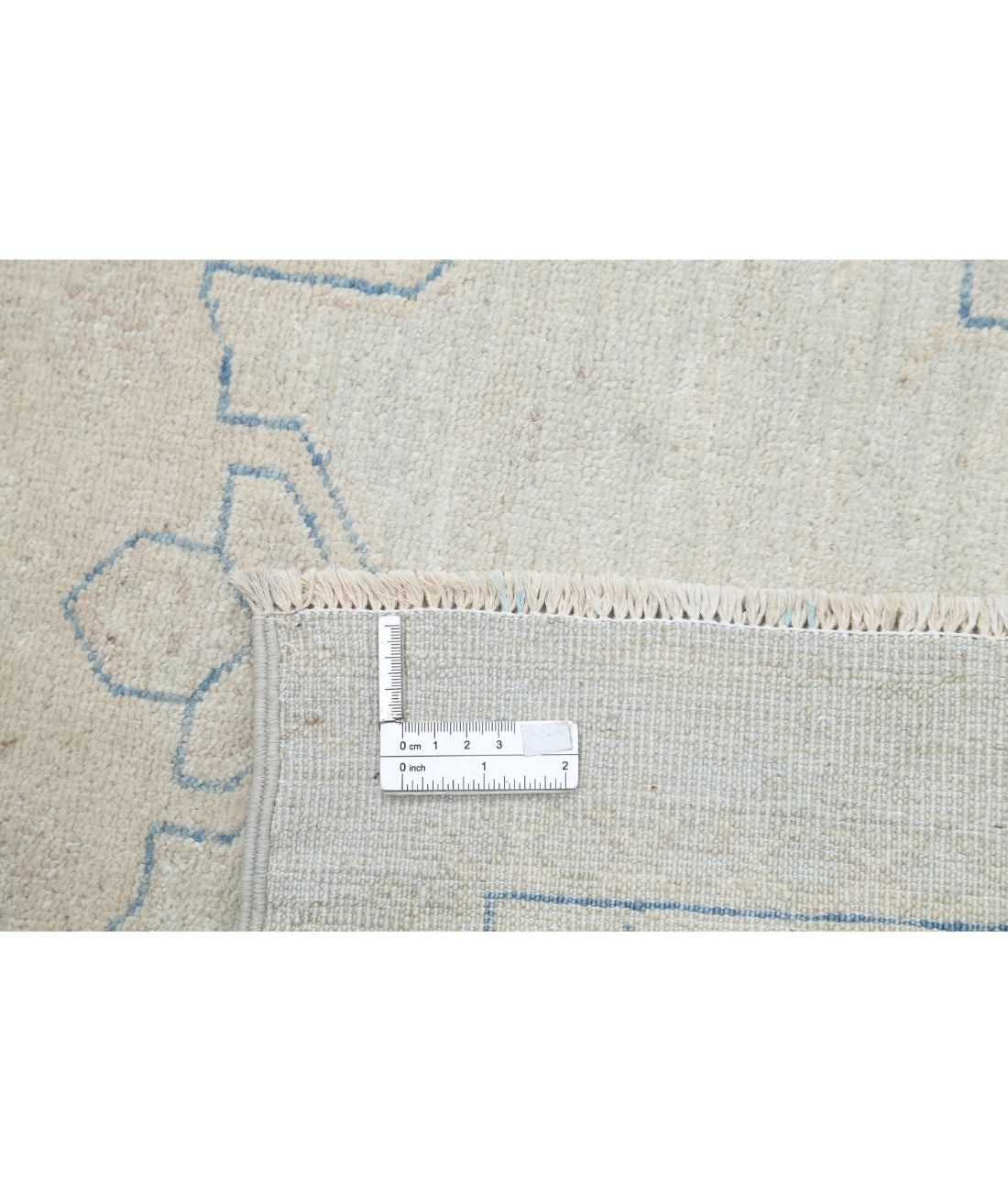 Hand Knotted Serenity Wool Rug - 2'11'' x 4'9'' 2'11'' x 4'9'' (88 X 143) / Blue / Ivory