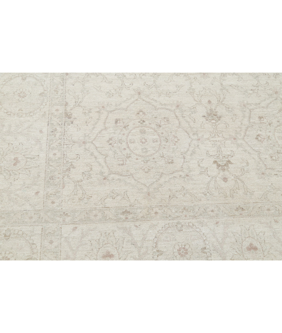 Hand Knotted Serenity Wool Rug - 9'11'' x 13'7'' 9'11'' x 13'7'' (298 X 408) / Ivory / Grey