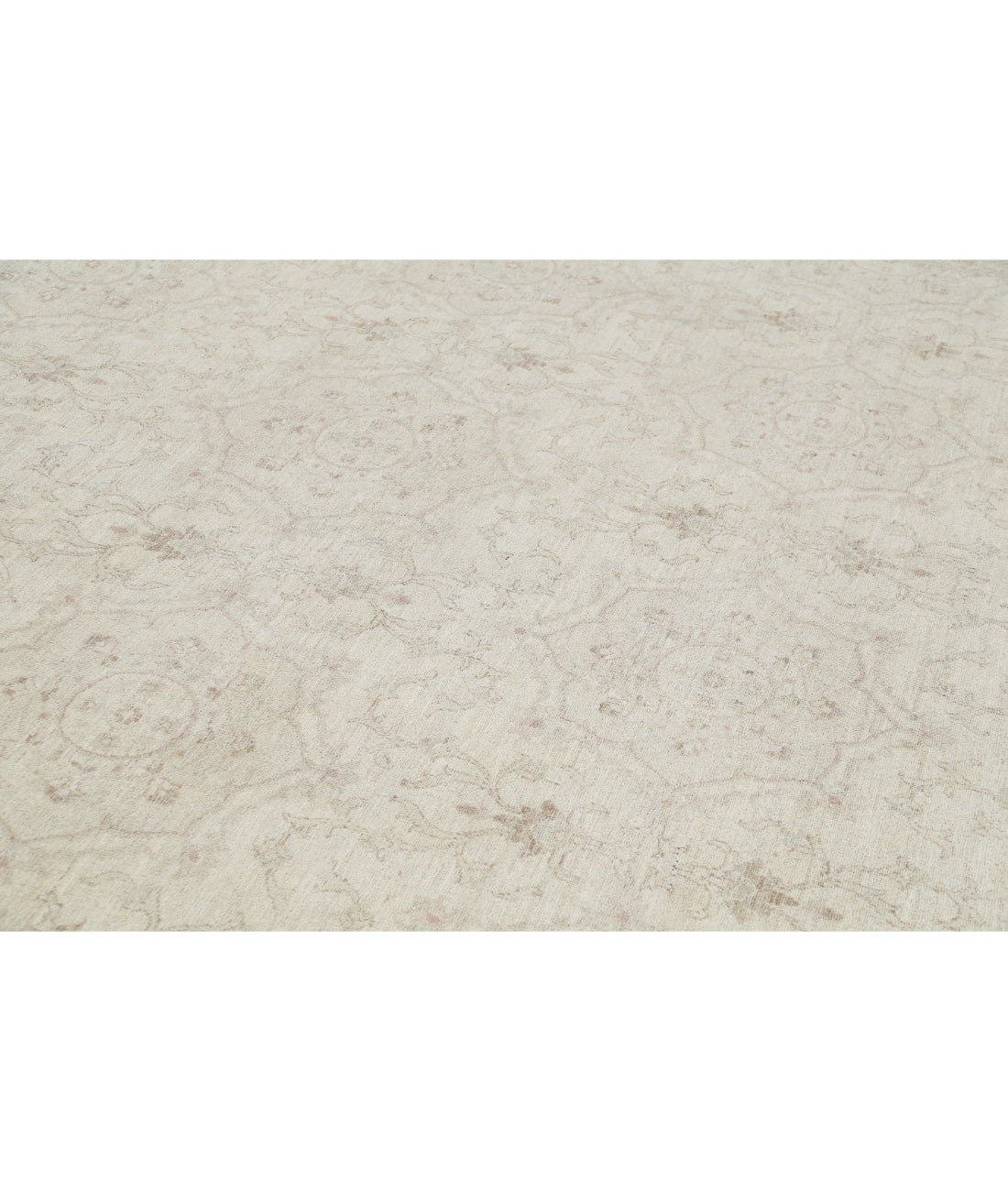 Hand Knotted Serenity Wool Rug - 9'11'' x 13'7'' 9'11'' x 13'7'' (298 X 408) / Ivory / Grey