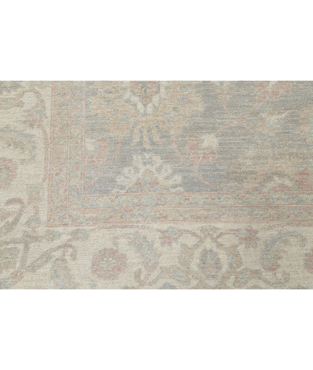 Hand Knotted Serenity Wool Rug - 8'0'' x 9'7'' 8'0'' x 9'7'' (240 X 288) / Grey / Ivory