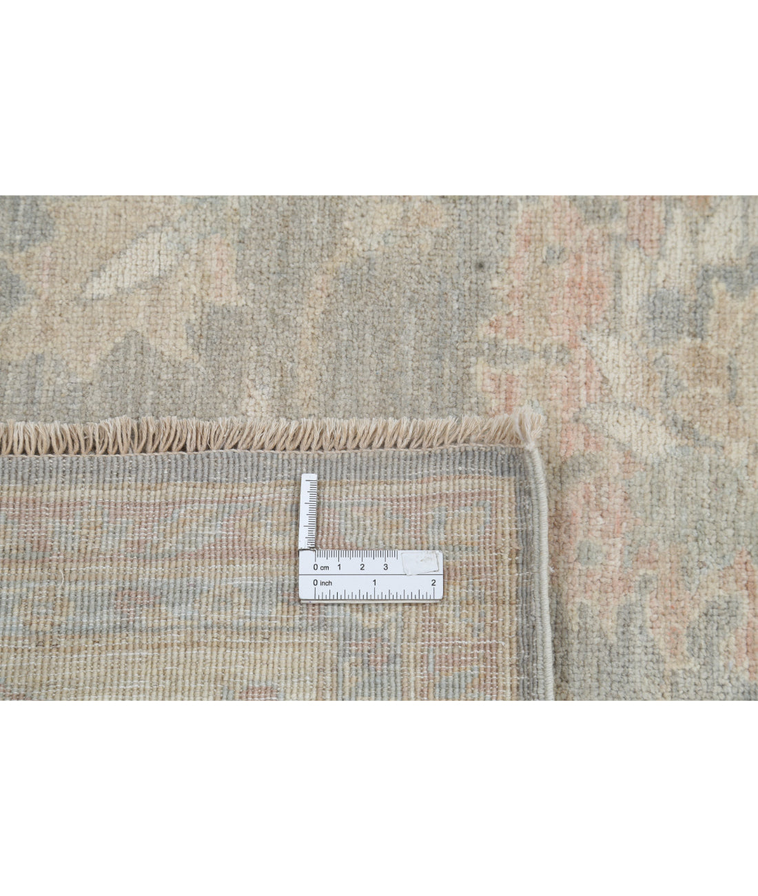 Hand Knotted Serenity Wool Rug - 8'0'' x 9'7'' 8'0'' x 9'7'' (240 X 288) / Grey / Ivory