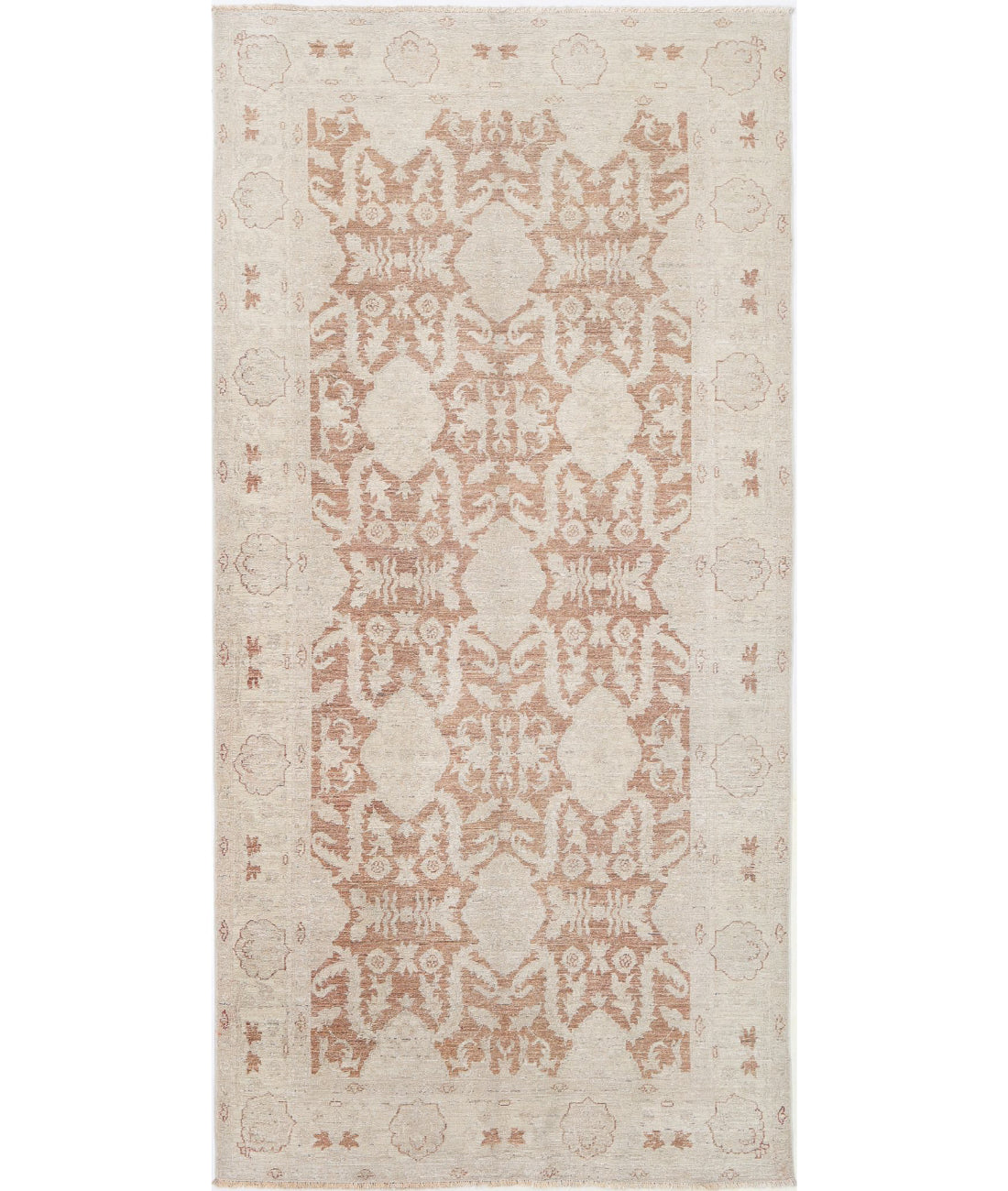 Hand Knotted Serenity Wool Rug - 4&#39;8&#39;&#39; x 9&#39;8&#39;&#39; 4&#39;8&#39;&#39; x 9&#39;8&#39;&#39; (140 X 290) / Tan / Ivory