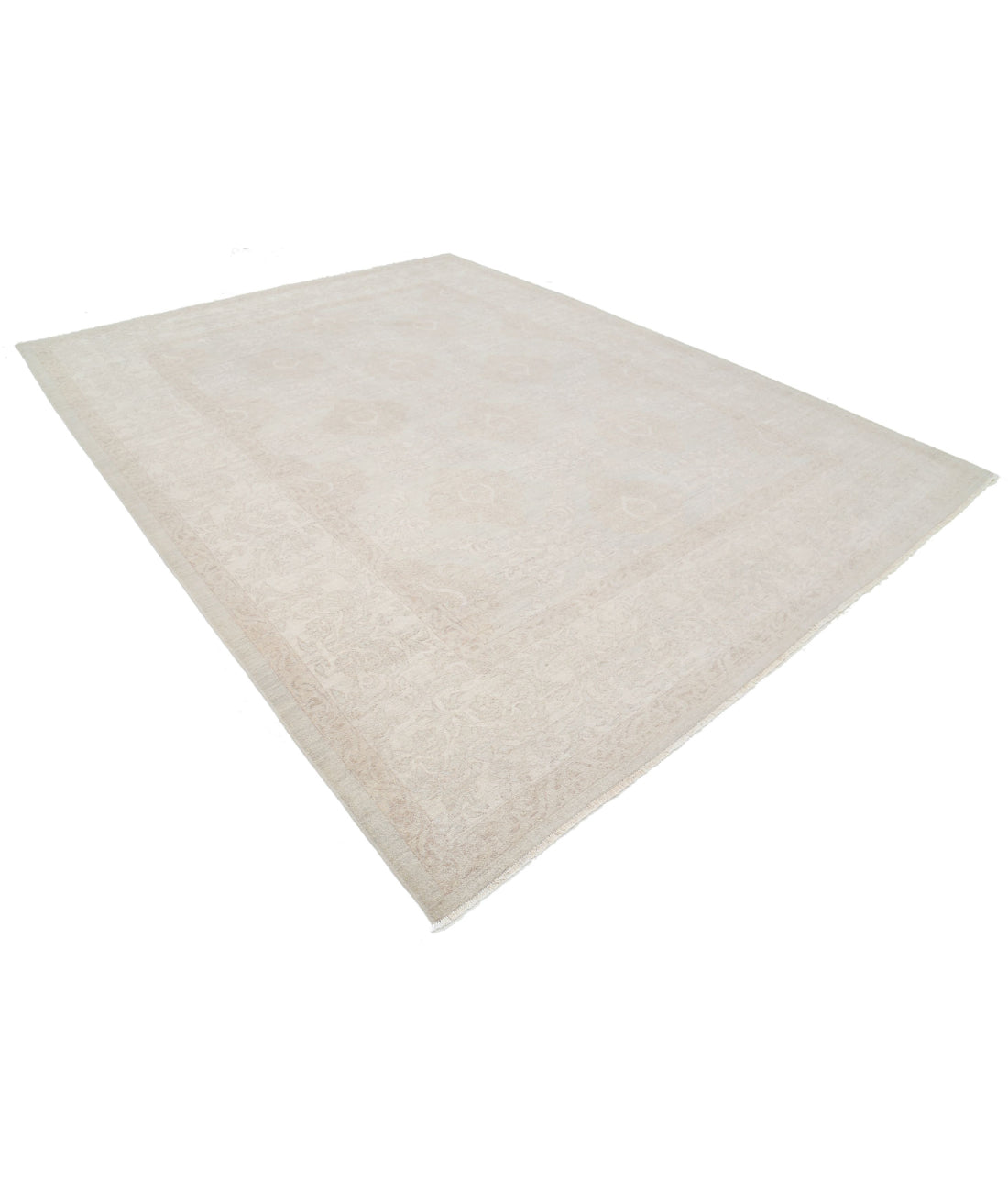 Hand Knotted Serenity Wool Rug - 9'1'' x 12'0'' 9'1'' x 12'0'' (273 X 360) / Grey / Ivory