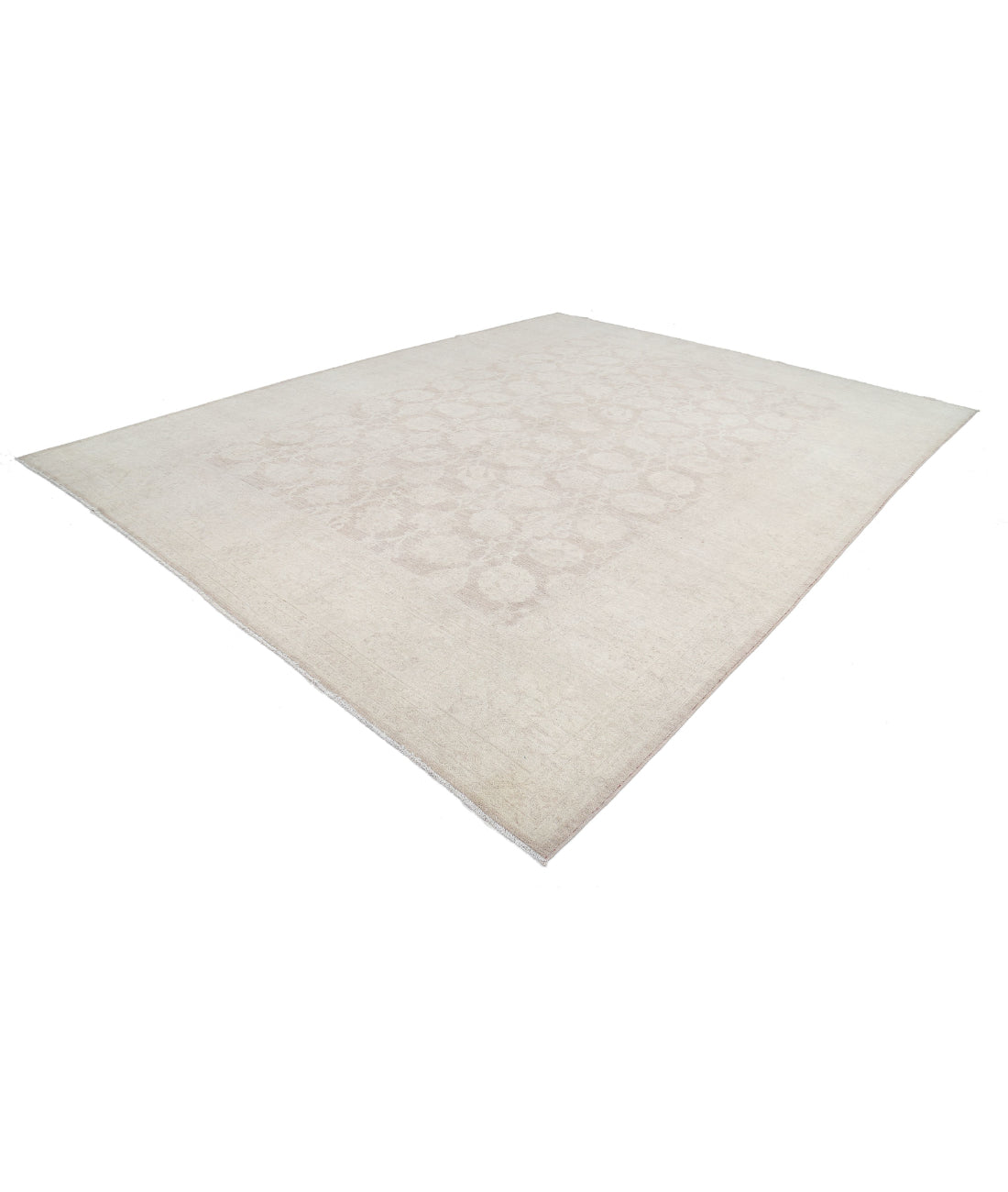 Hand Knotted Serenity Wool Rug - 11'6'' x 14'11'' 11'6'' x 14'11'' (345 X 448) / Taupe / Ivory