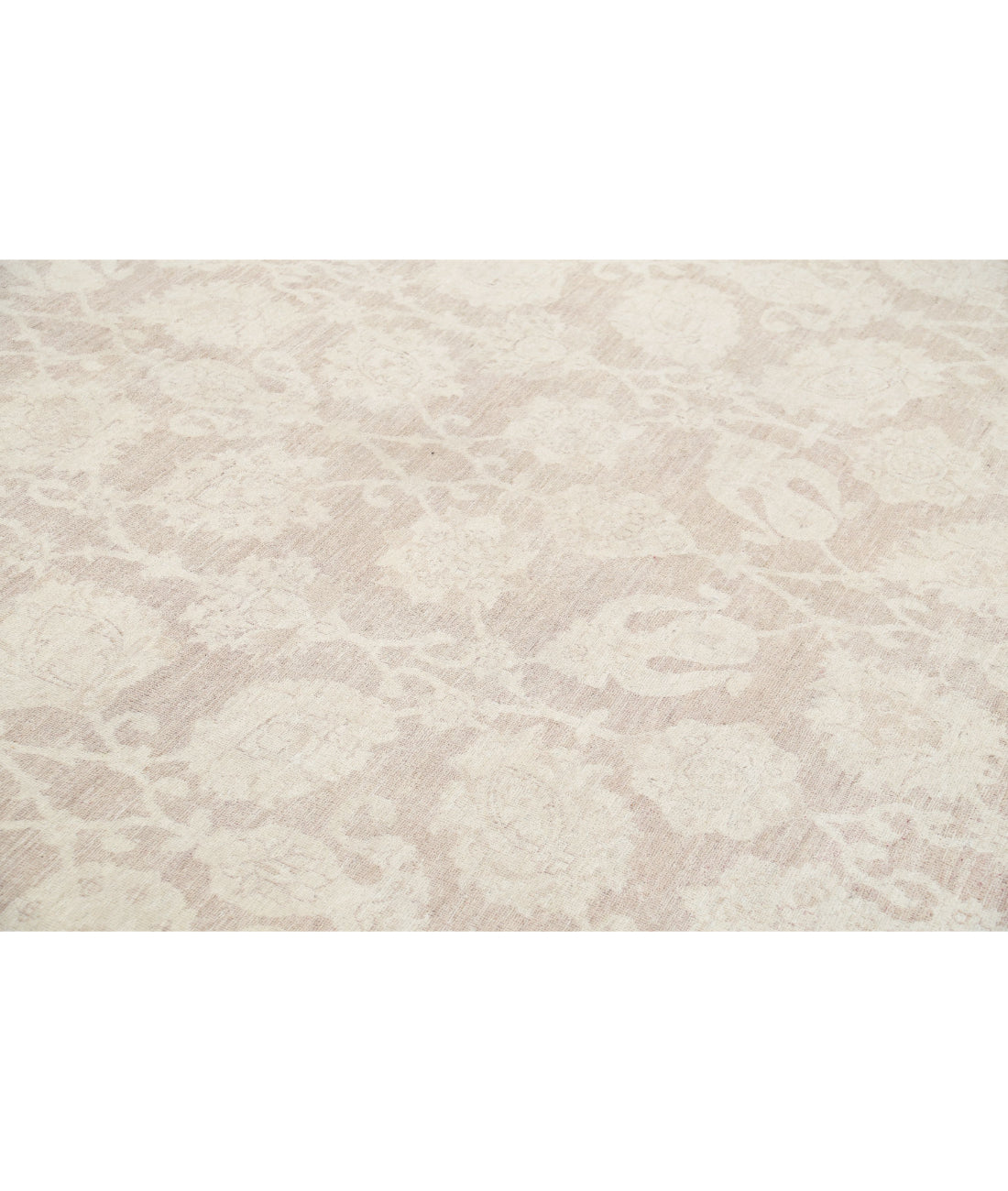 Hand Knotted Serenity Wool Rug - 11'6'' x 14'11'' 11'6'' x 14'11'' (345 X 448) / Taupe / Ivory