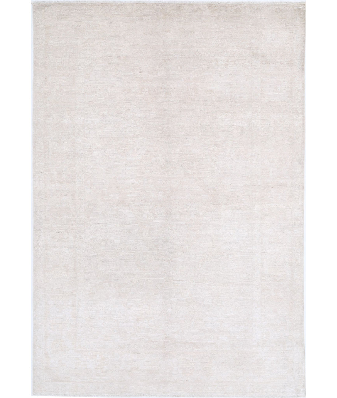 Hand Knotted Fine Serenity Wool Rug - 5'11'' x 8'9'' 5'11'' x 8'9'' (178 X 263) / Ivory / Ivory