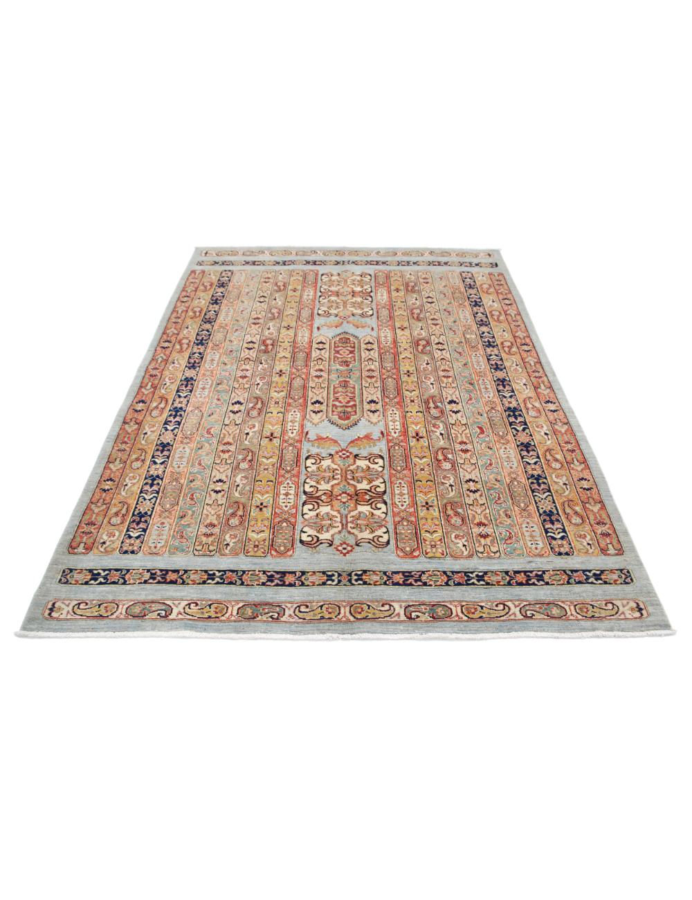 Hand Knotted Ziegler Farhan Wool Rug - 5'6'' x 7'4'' Arteverk Arteverk Rugs