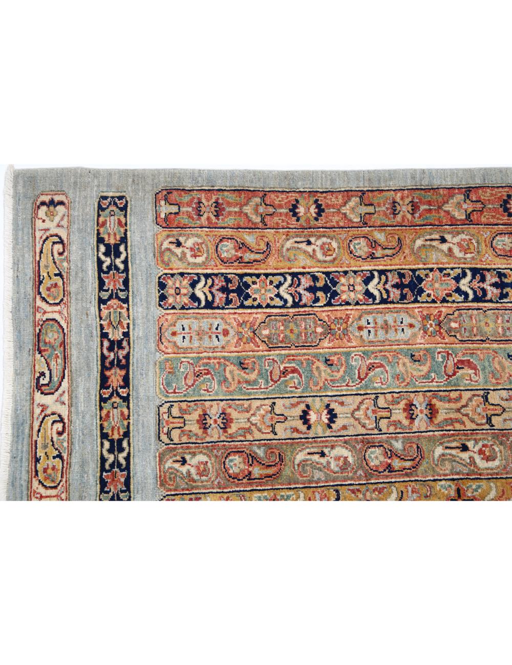 Hand Knotted Ziegler Farhan Wool Rug - 5'6'' x 7'4'' Arteverk Arteverk Rugs