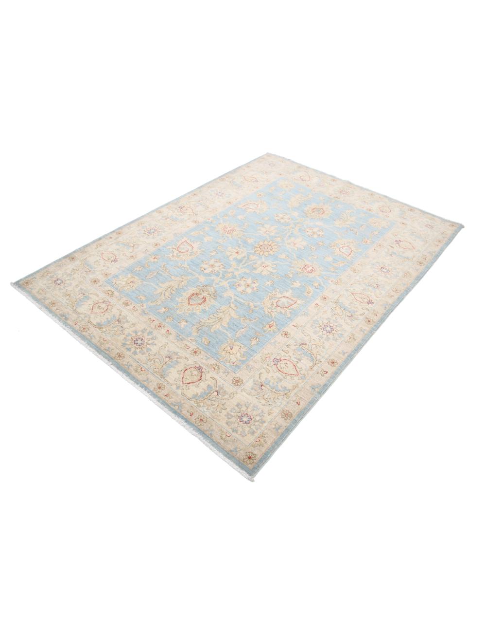 Hand Knotted Ziegler Farhan Wool Rug - 4'11'' x 6'7'' Arteverk Arteverk Rugs