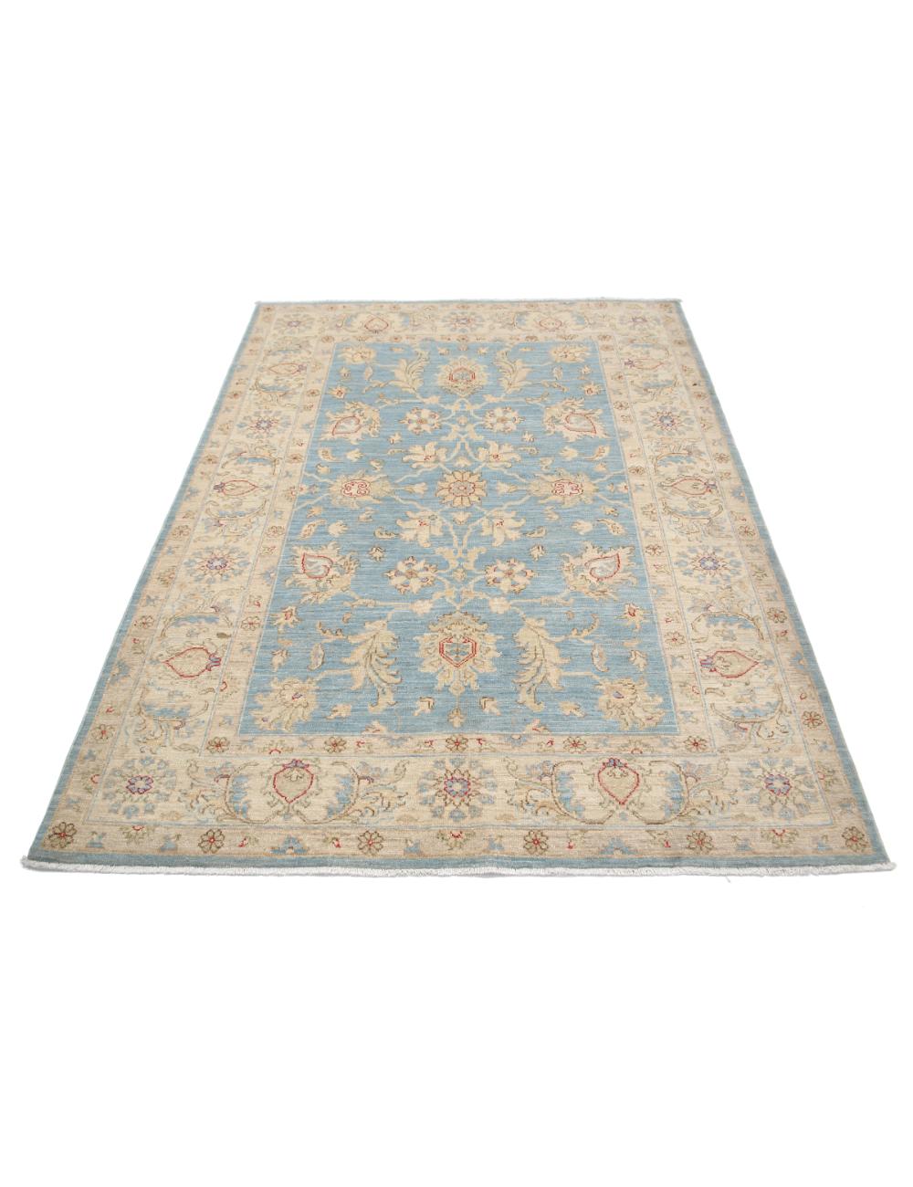 Hand Knotted Ziegler Farhan Wool Rug - 4'11'' x 6'7'' Arteverk Arteverk Rugs