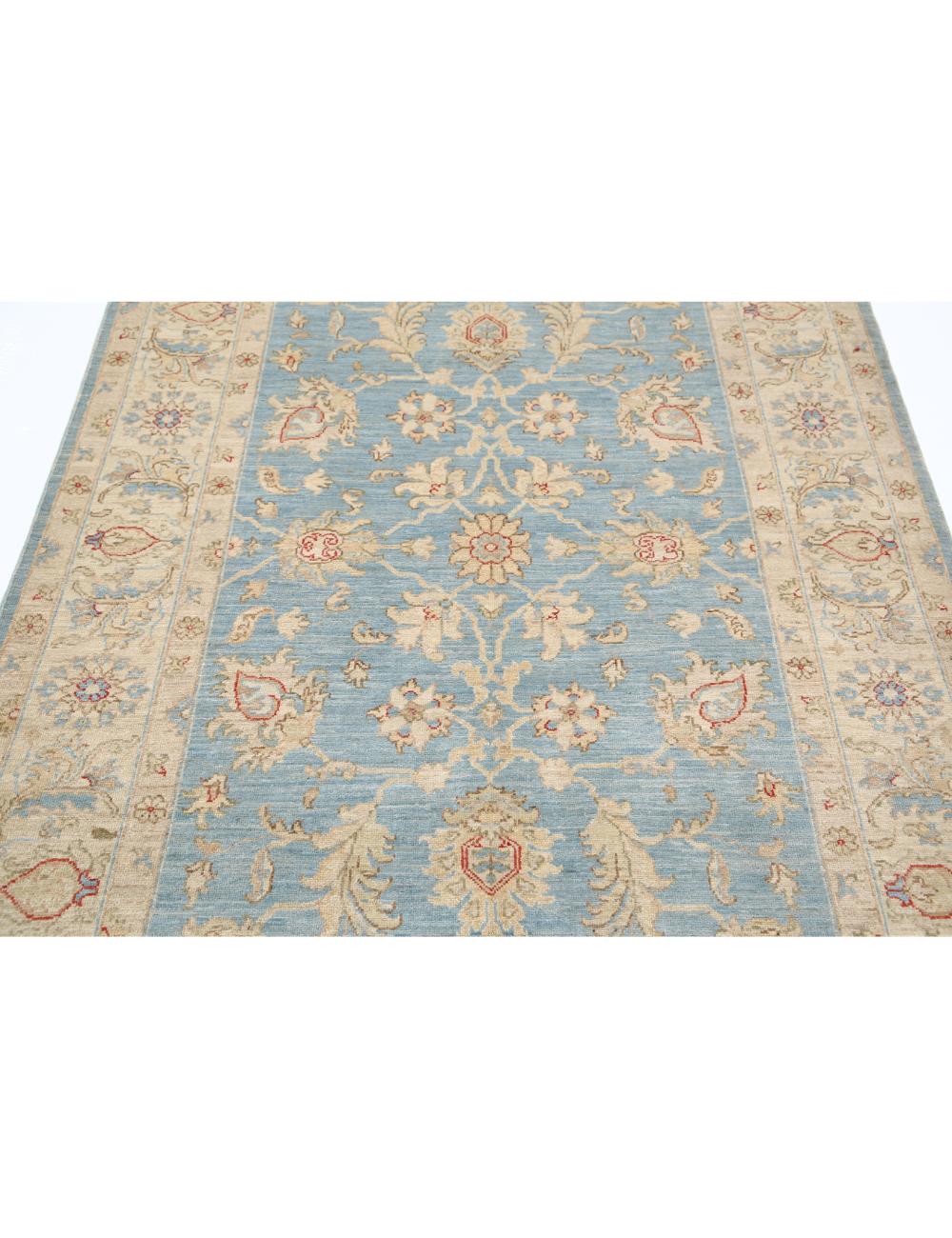 Hand Knotted Ziegler Farhan Wool Rug - 4'11'' x 6'7'' Arteverk Arteverk Rugs