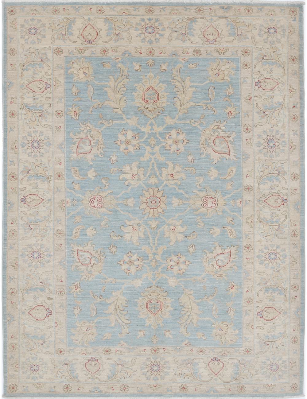 Hand Knotted Ziegler Farhan Wool Rug - 4&#39;11&#39;&#39; x 6&#39;7&#39;&#39; Arteverk Arteverk Rugs