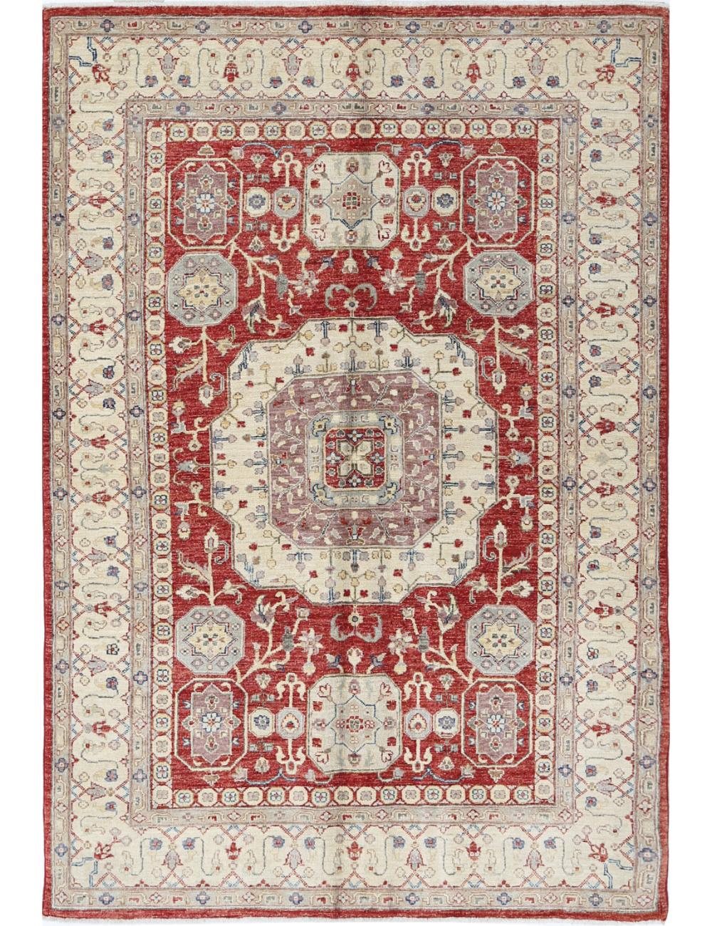 Hand Knotted Ziegler Farhan Wool Rug - 4&#39;7&#39;&#39; x 6&#39;9&#39;&#39; Arteverk Arteverk Rugs