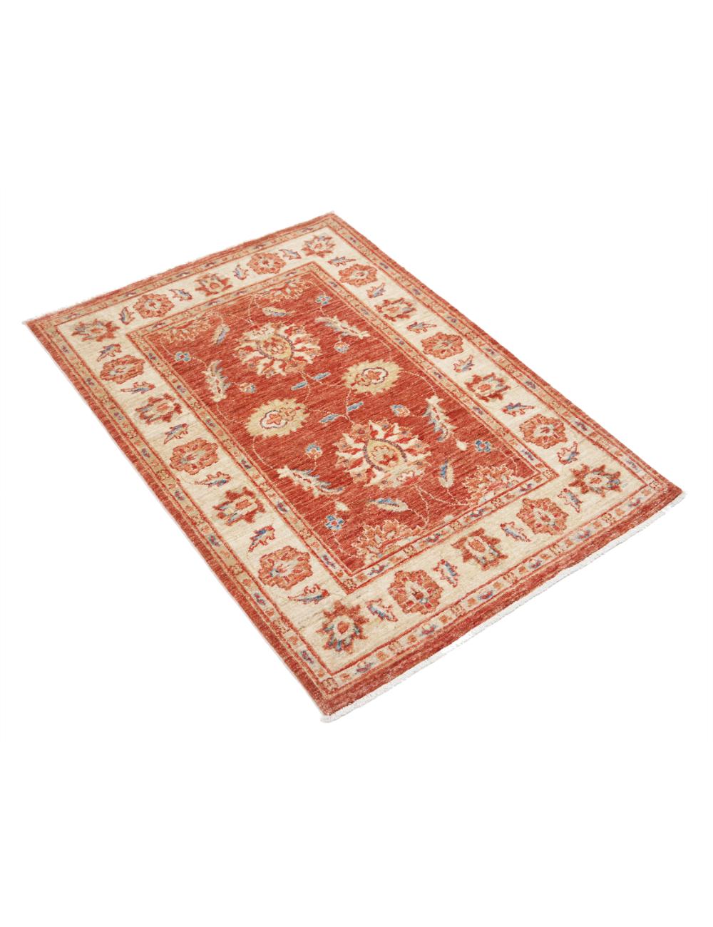 Hand Knotted Ziegler Farhan Wool Rug - 2'9'' x 3'10'' Arteverk Arteverk Rugs