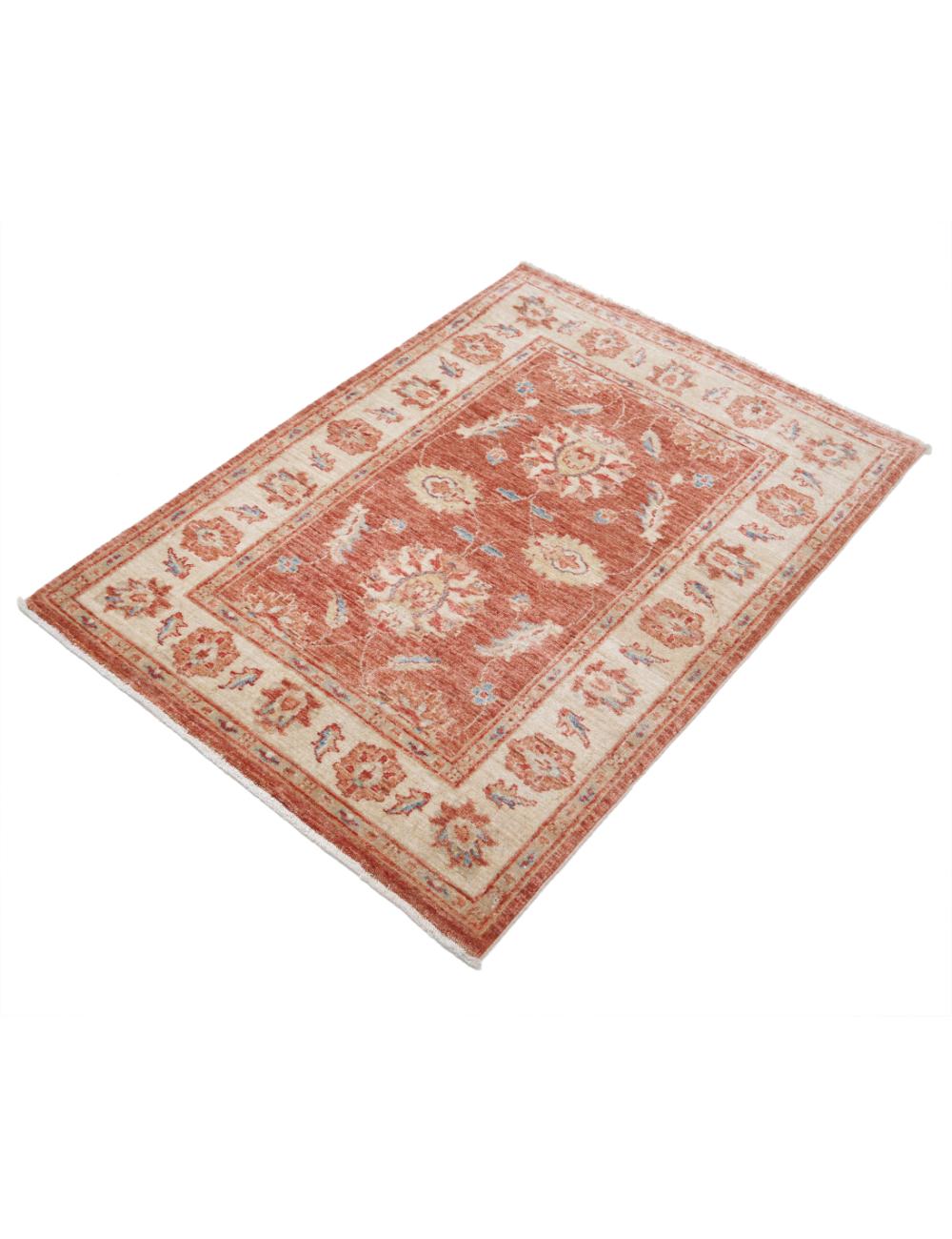 Hand Knotted Ziegler Farhan Wool Rug - 2'9'' x 3'10'' Arteverk Arteverk Rugs