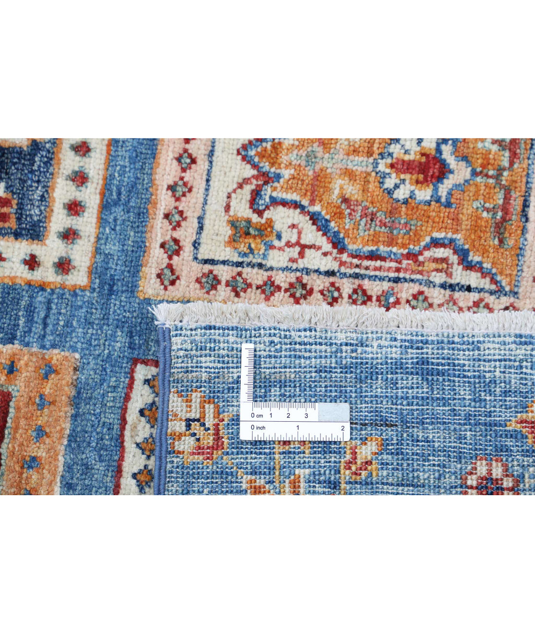 Hand Knotted Bakhtiari Wool Rug - 5'8'' x 7'8'' 5'8'' x 7'8'' (170 X 230) / Blue / Blue