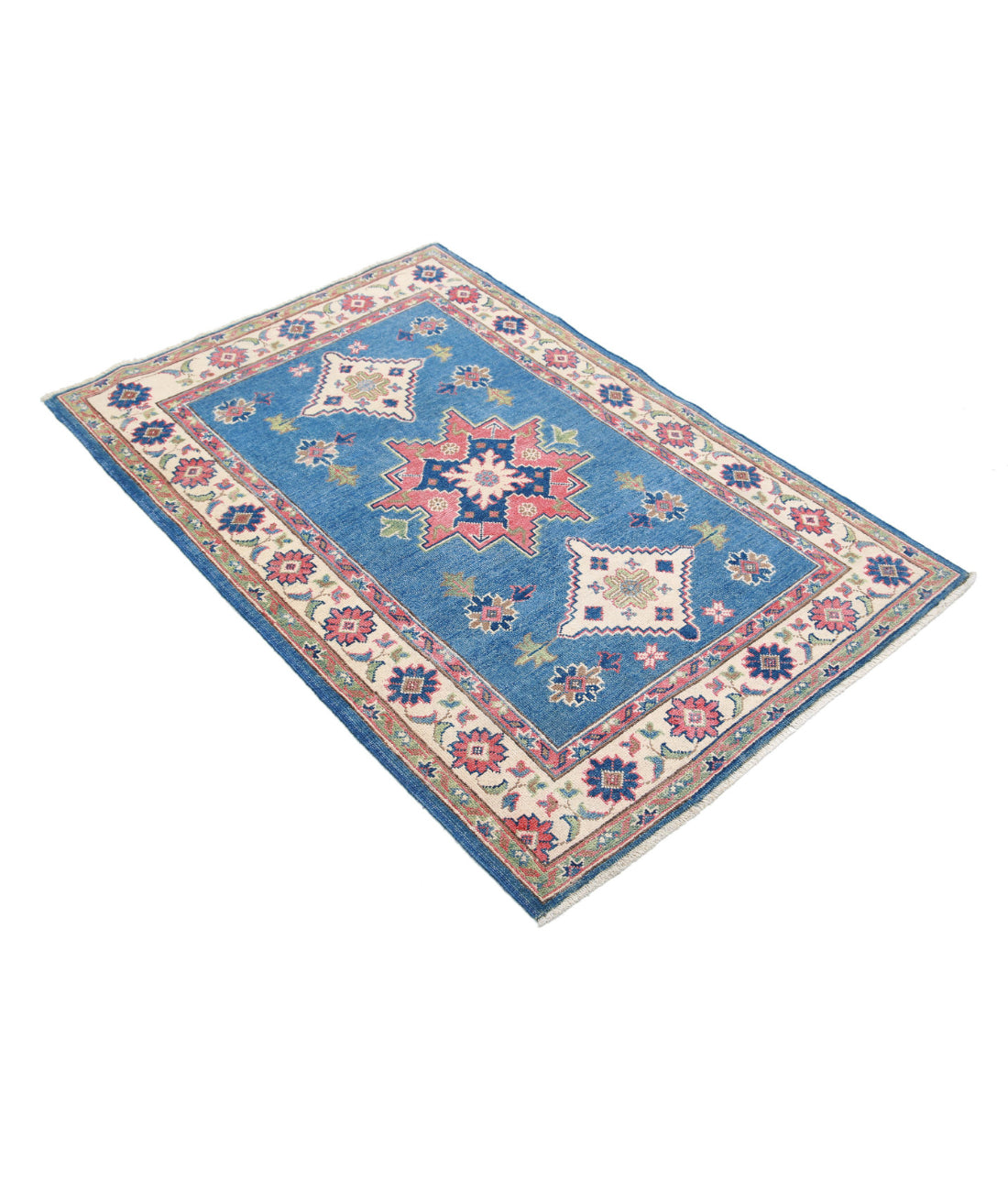 Hand knotted wool rug Trible bloch hot Persian kazak style rugs