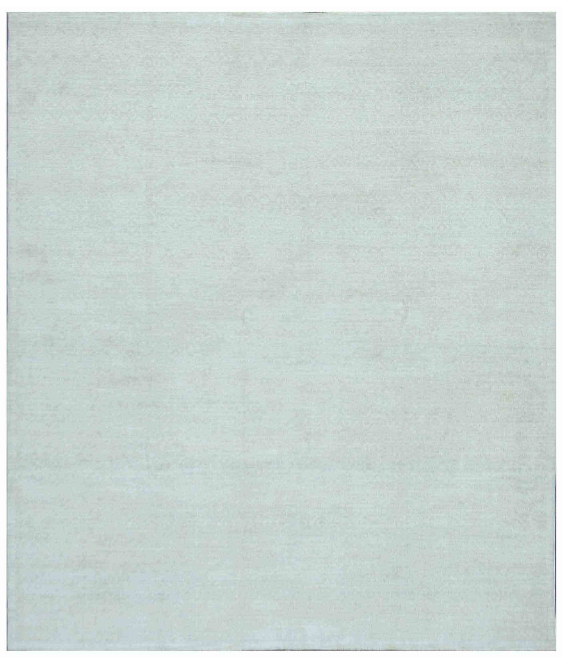 Hand Knotted Artemix Wool Rug  - 8&#39; 1&quot; X 9&#39; 3&quot; 8&#39; 1&quot; X 9&#39; 3&quot; (246 X 282) / Grey / Ivory