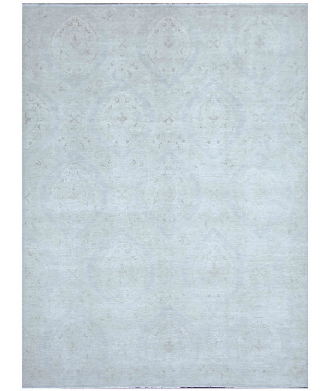 Hand Knotted Artemix Wool Rug  - 8&#39; 8&quot; X 11&#39; 8&quot; 8&#39; 8&quot; X 11&#39; 8&quot; (264 X 356) / Grey / Ivory