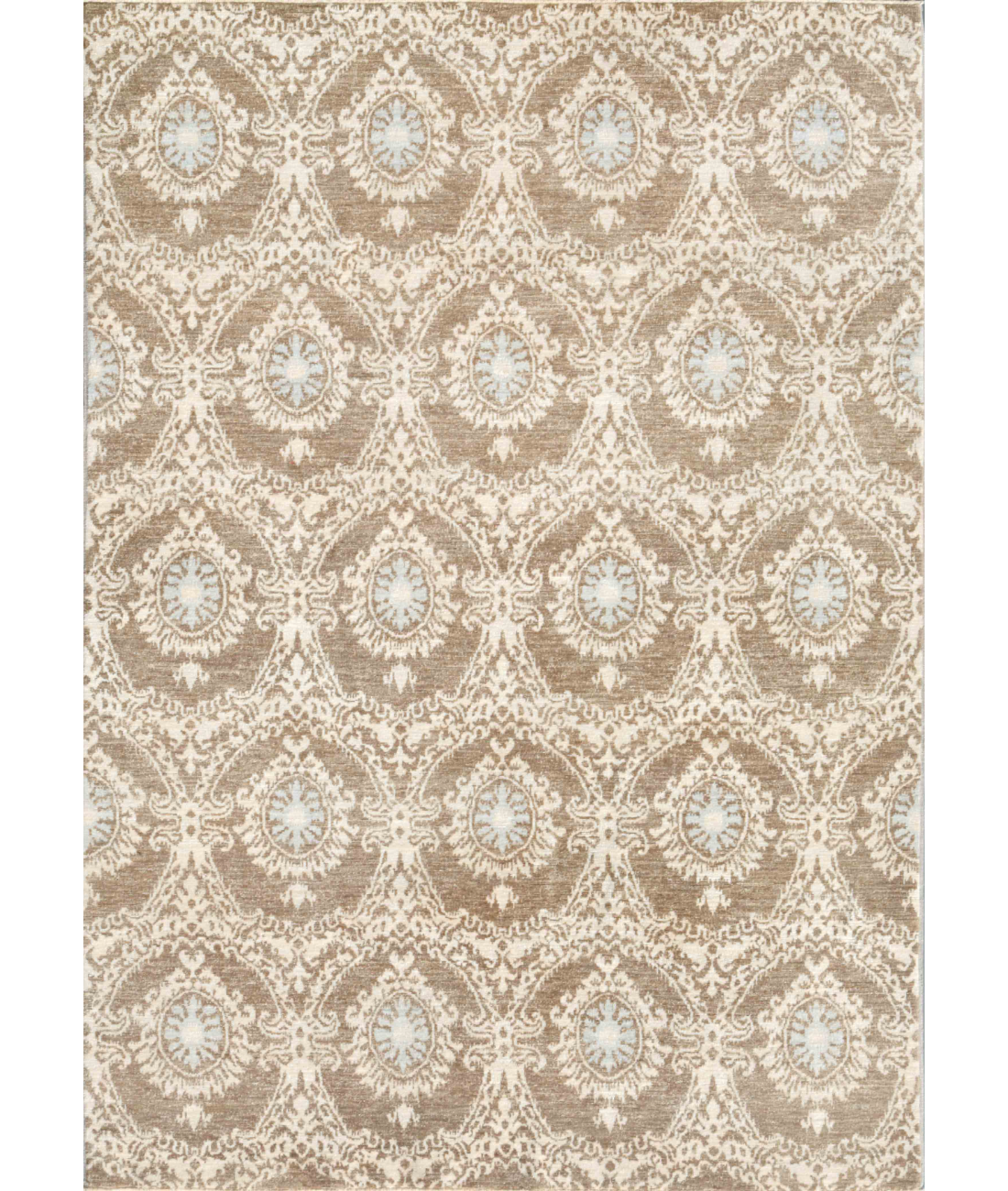 Hand Knotted Artemix Wool Rug  - 5&#39; 8&quot; X 8&#39; 0&quot; 5&#39; 8&quot; X 8&#39; 0&quot; (173 X 244) / Taupe / Ivory