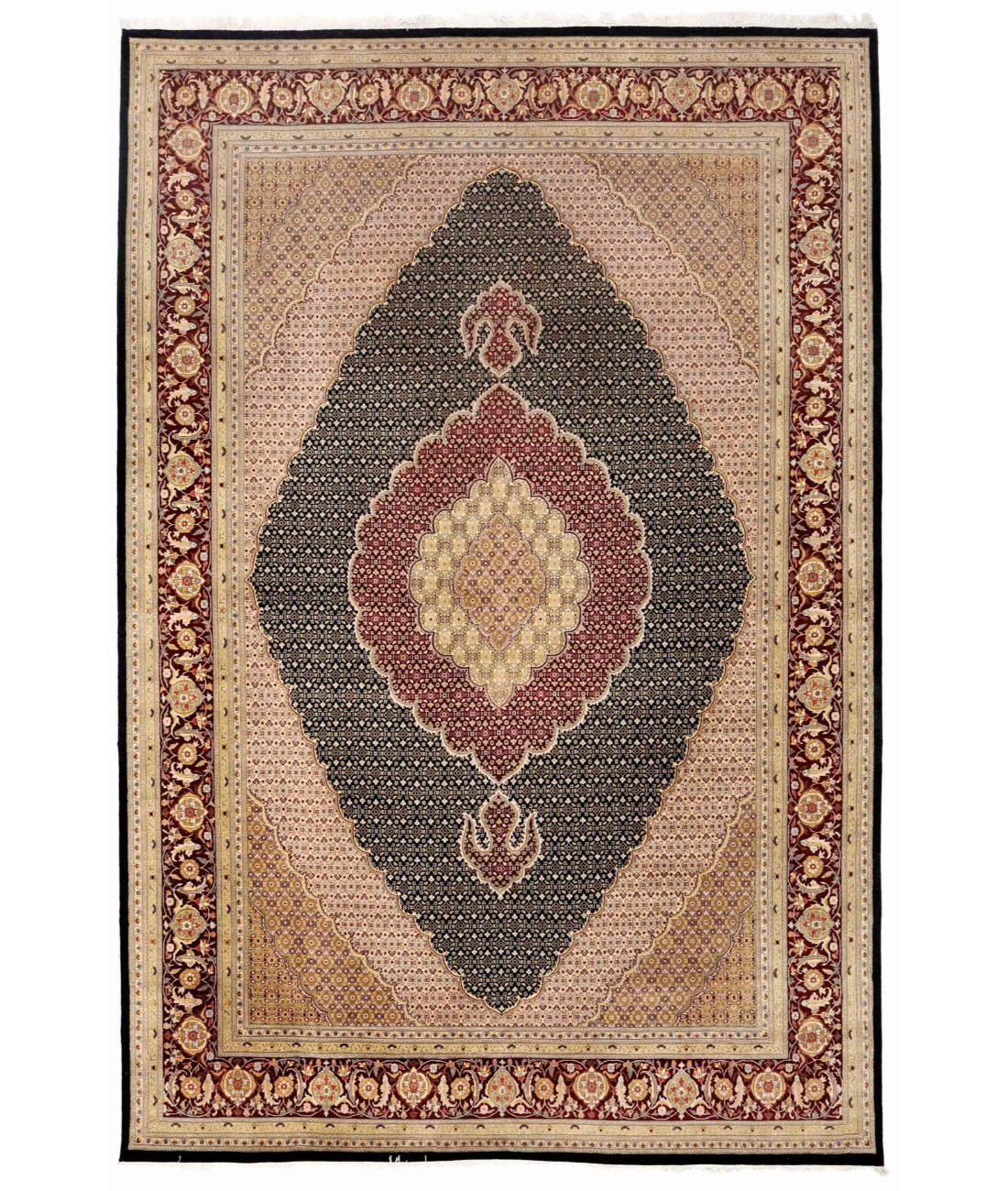 Hand Knotted Heritage Wool Rug  - 10&#39; 0&quot; X 14&#39; 9&quot; 10&#39; 0&quot; X 14&#39; 9&quot; (305 X 450) / Black / Red