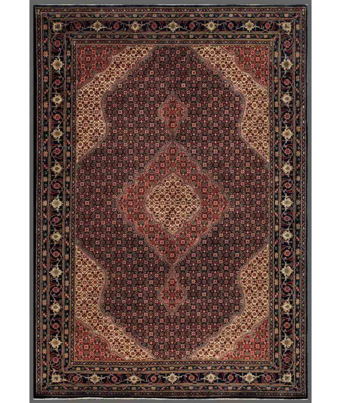 Hand Knotted Heritage Wool Rug  - 6&#39; 8&quot; X 9&#39; 7&quot; 6&#39; 8&quot; X 9&#39; 7&quot; (203 X 292) / Blue / Red