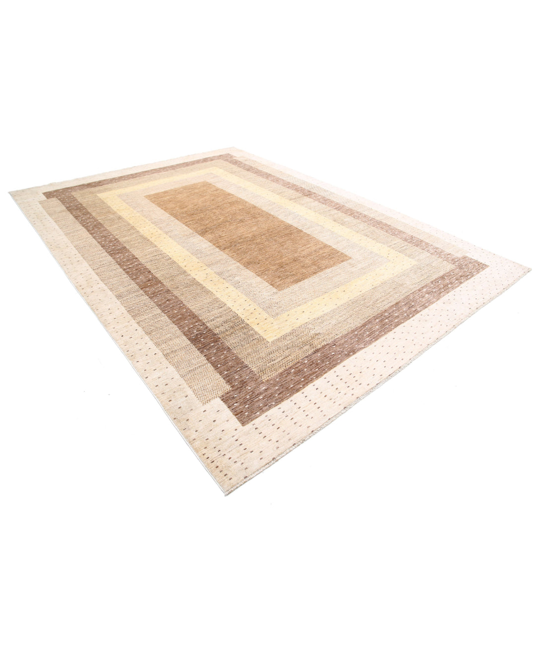 Hand Knotted Gabbeh Wool Rug - 8'8'' x 11'10'' 8'8'' x 11'10'' (260 X 355) / Multi / Multi