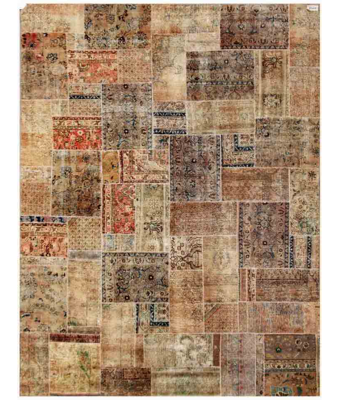 Hand Knotted Mosaic Wool Rug  - 8&#39; 1&quot; X 11&#39; 9&quot; 8&#39; 1&quot; X 11&#39; 9&quot; (246 X 358) / Multi / Multi