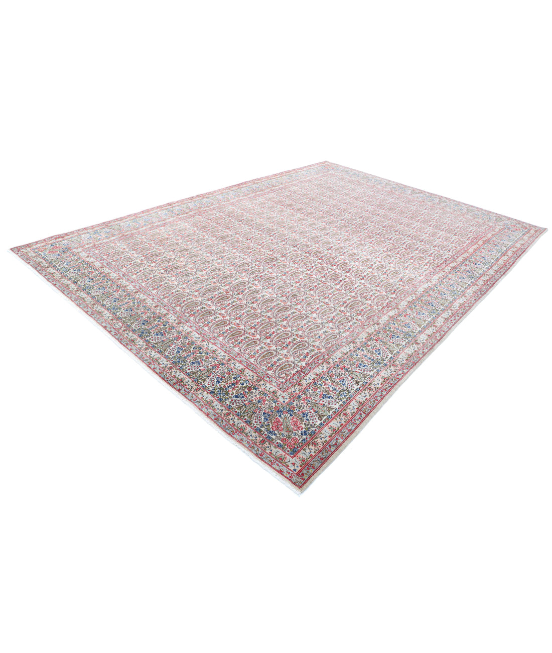 Hand Knotted Persian Moud Wool Rug - 8'9'' x 12'2'' 8'9'' x 12'2'' (263 X 365) / Beige / Red