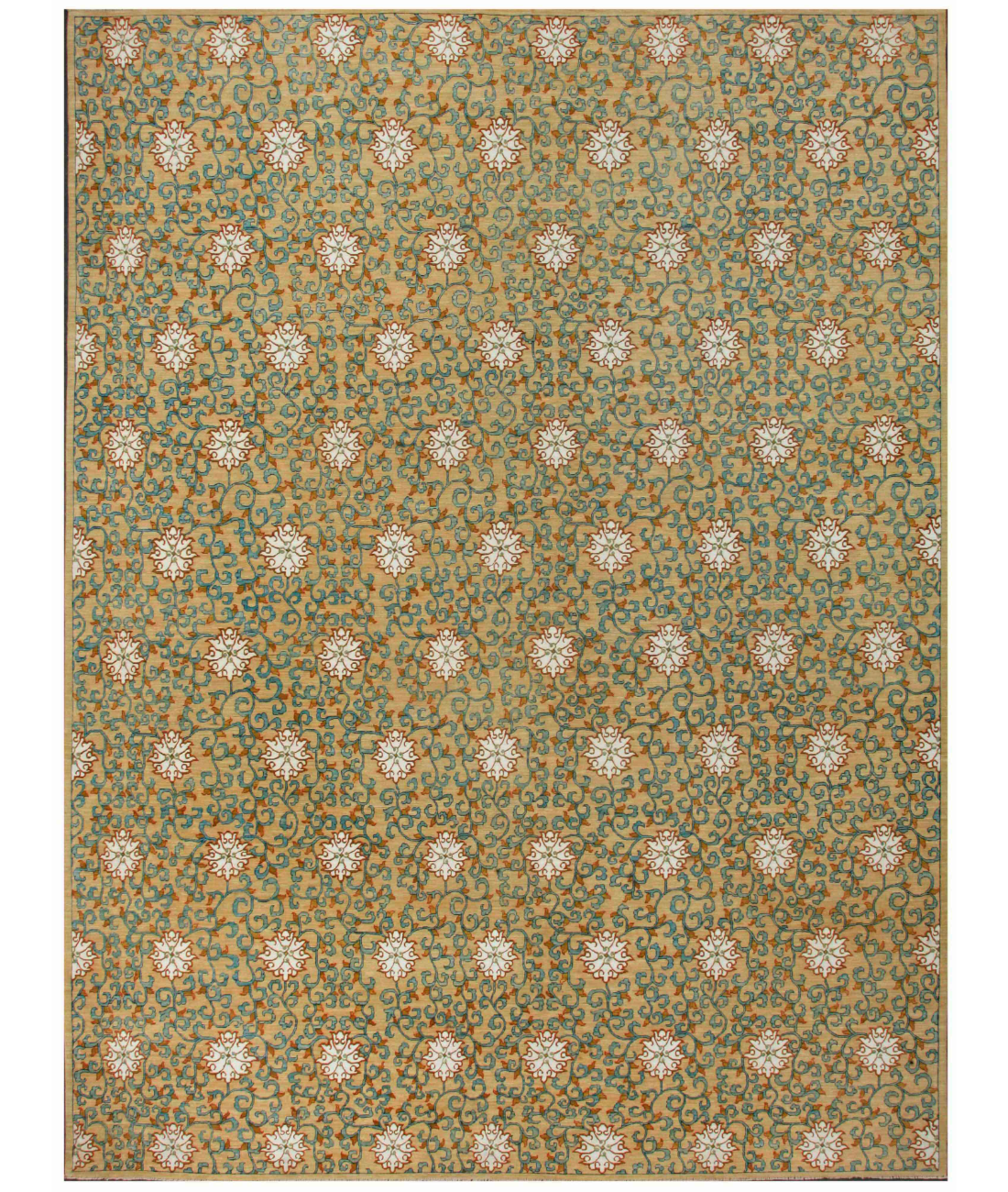 Hand Knotted Oushak Wool Rug  - 8&#39; 4&quot; X 10&#39; 0&quot; 8&#39; 4&quot; X 10&#39; 0&quot; (254 X 305) / Brown / N/A