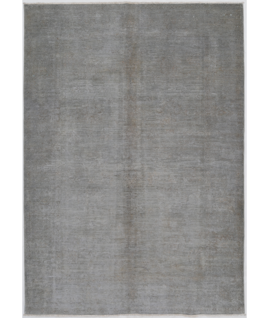 Hand Knotted Overdye Wool Rug  - 5&#39; 6&quot; X 7&#39; 9&quot; 5&#39; 6&quot; X 7&#39; 9&quot; (168 X 236) / Grey / N/A