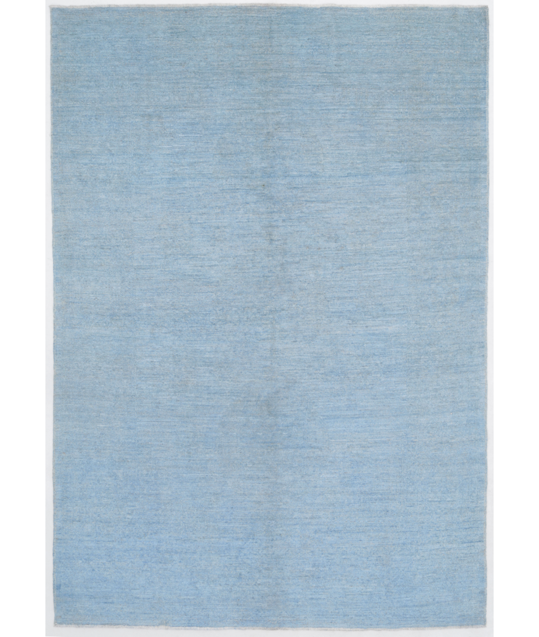 Hand Knotted Overdye Wool Rug  - 6' 0" X 8' 9" 6' 0" X 8' 9" (183 X 267) / Blue / N/A