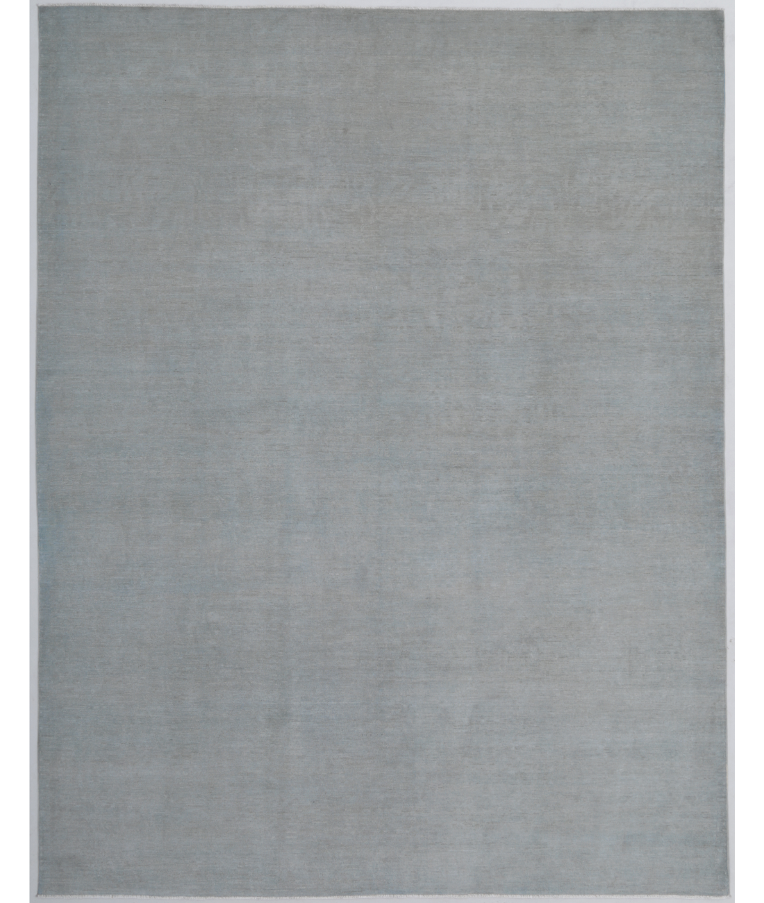 Hand Knotted Overdye Wool Rug  - 8&#39; 10&quot; X 11&#39; 7&quot; 8&#39; 10&quot; X 11&#39; 7&quot; (269 X 353) / Grey / Grey