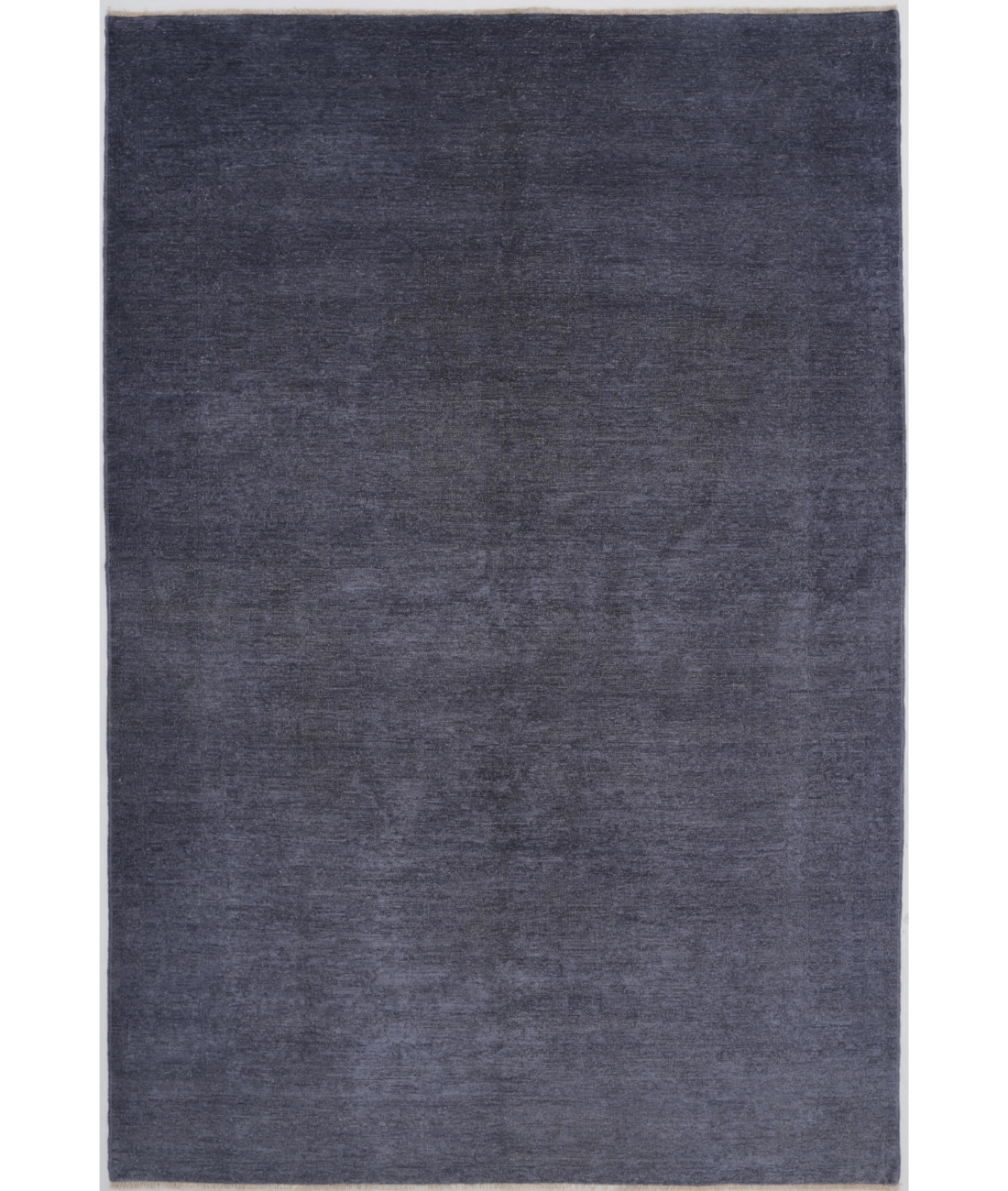 Hand Knotted Overdye Wool Rug  - 5' 11" X 8' 9" 5' 11" X 8' 9" (180 X 267) / Grey / Grey