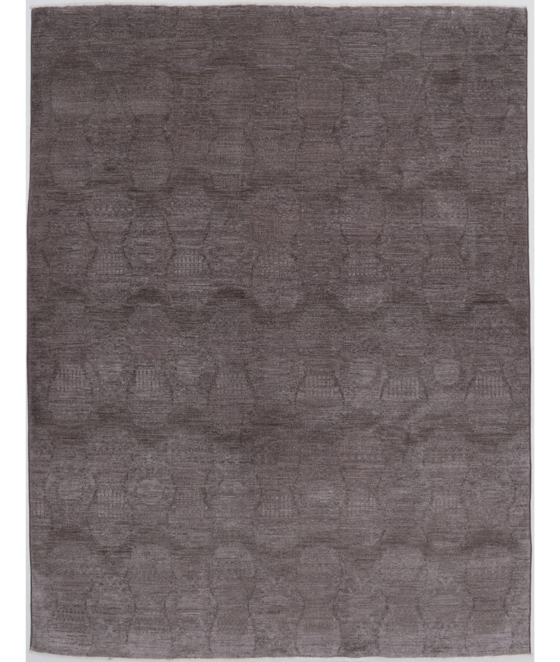 Hand Knotted Overdye Wool Rug  - 6' 2" X 8' 3" 6' 2" X 8' 3" (188 X 251) / Brown / N/A