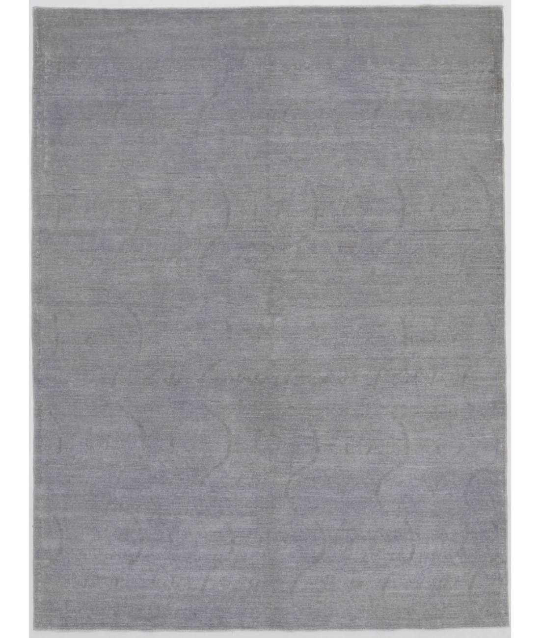 Hand Knotted Overdye Wool Rug  - 6' 1" X 8' 0" 6' 1" X 8' 0" (185 X 244) / Grey / Grey