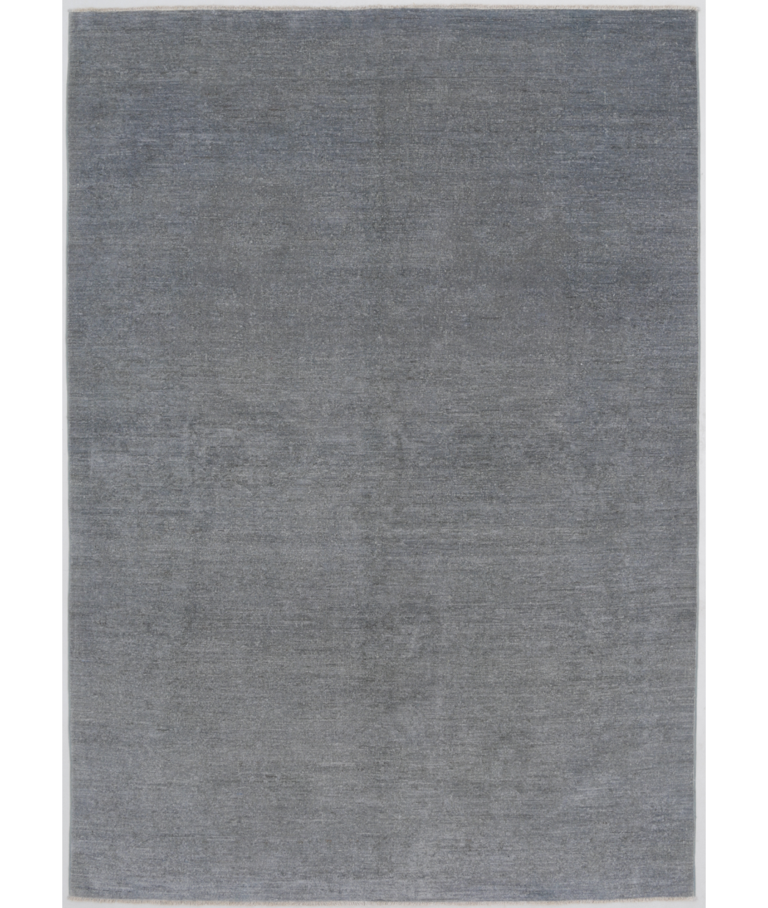 Hand Knotted Overdye Wool Rug  - 6' 1" X 8' 6" 6' 1" X 8' 6" (185 X 259) / Grey / Grey