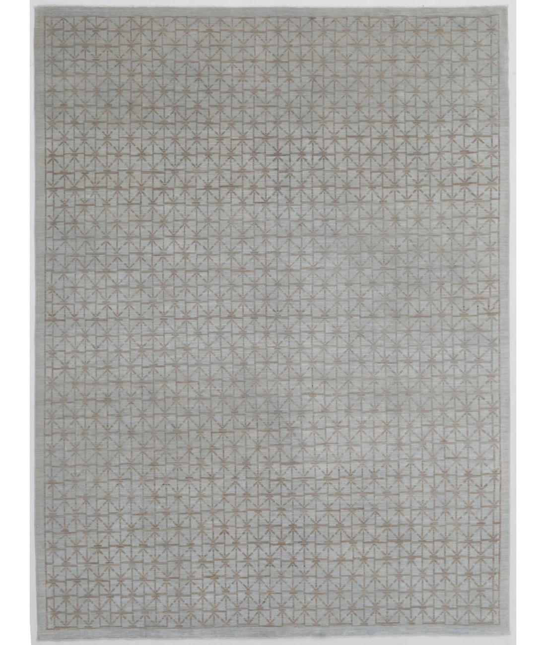 Hand Knotted Overdye Wool Rug  - 7&#39; 11&quot; X 10&#39; 8&quot; 7&#39; 11&quot; X 10&#39; 8&quot; (241 X 325) / Grey / Taupe