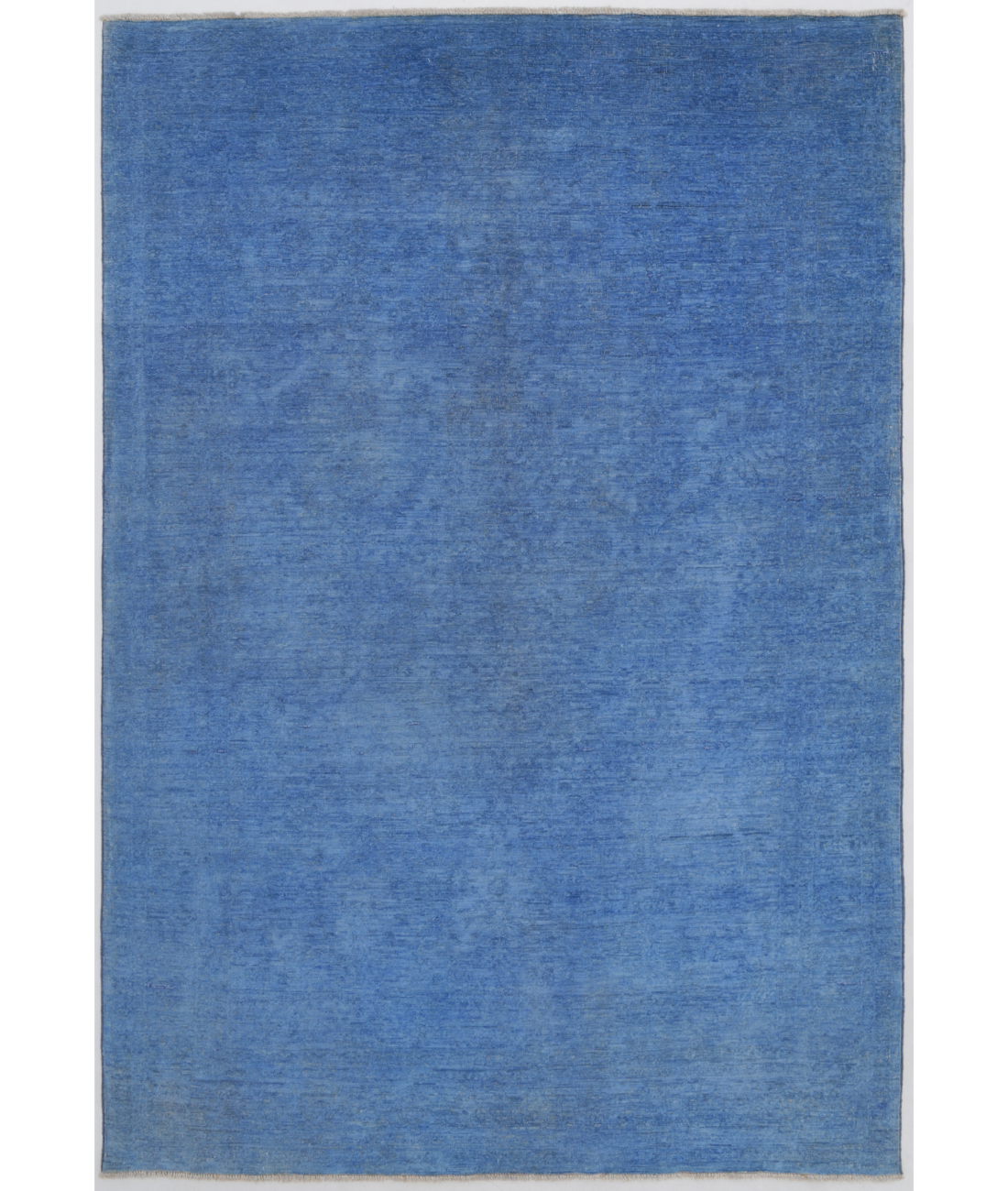 Hand Knotted Overdye Wool Rug  - 5&#39; 2&quot; X 7&#39; 8&quot; 5&#39; 2&quot; X 7&#39; 8&quot; (157 X 234) / Blue / N/A