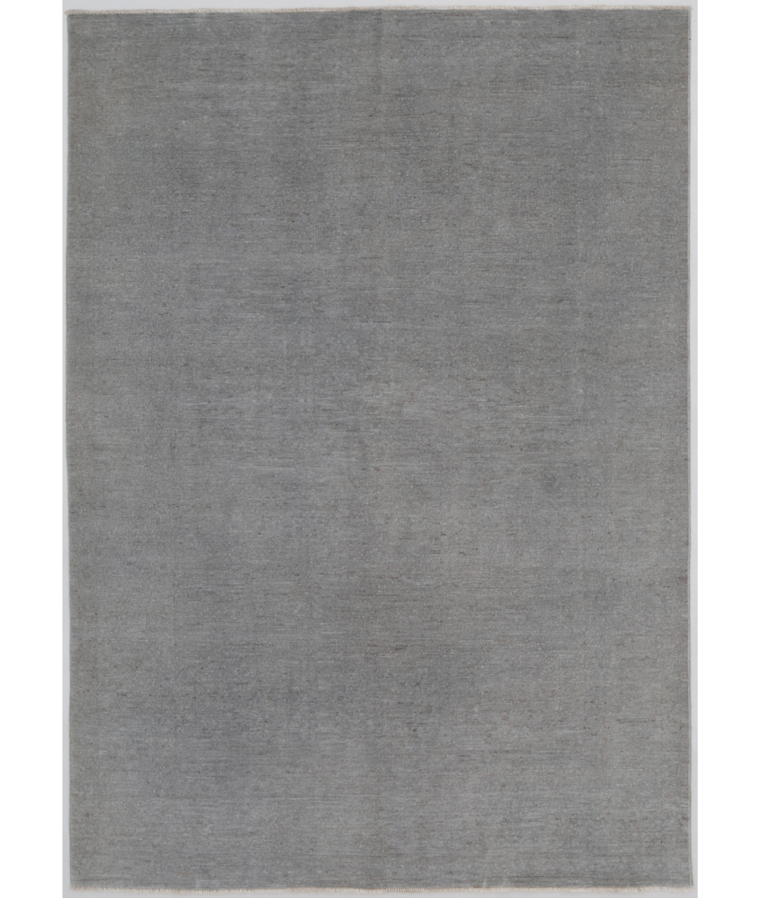 Hand Knotted Overdye Wool Rug  - 5&#39; 5&quot; X 7&#39; 10&quot; 5&#39; 5&quot; X 7&#39; 10&quot; (165 X 239) / Grey / Grey