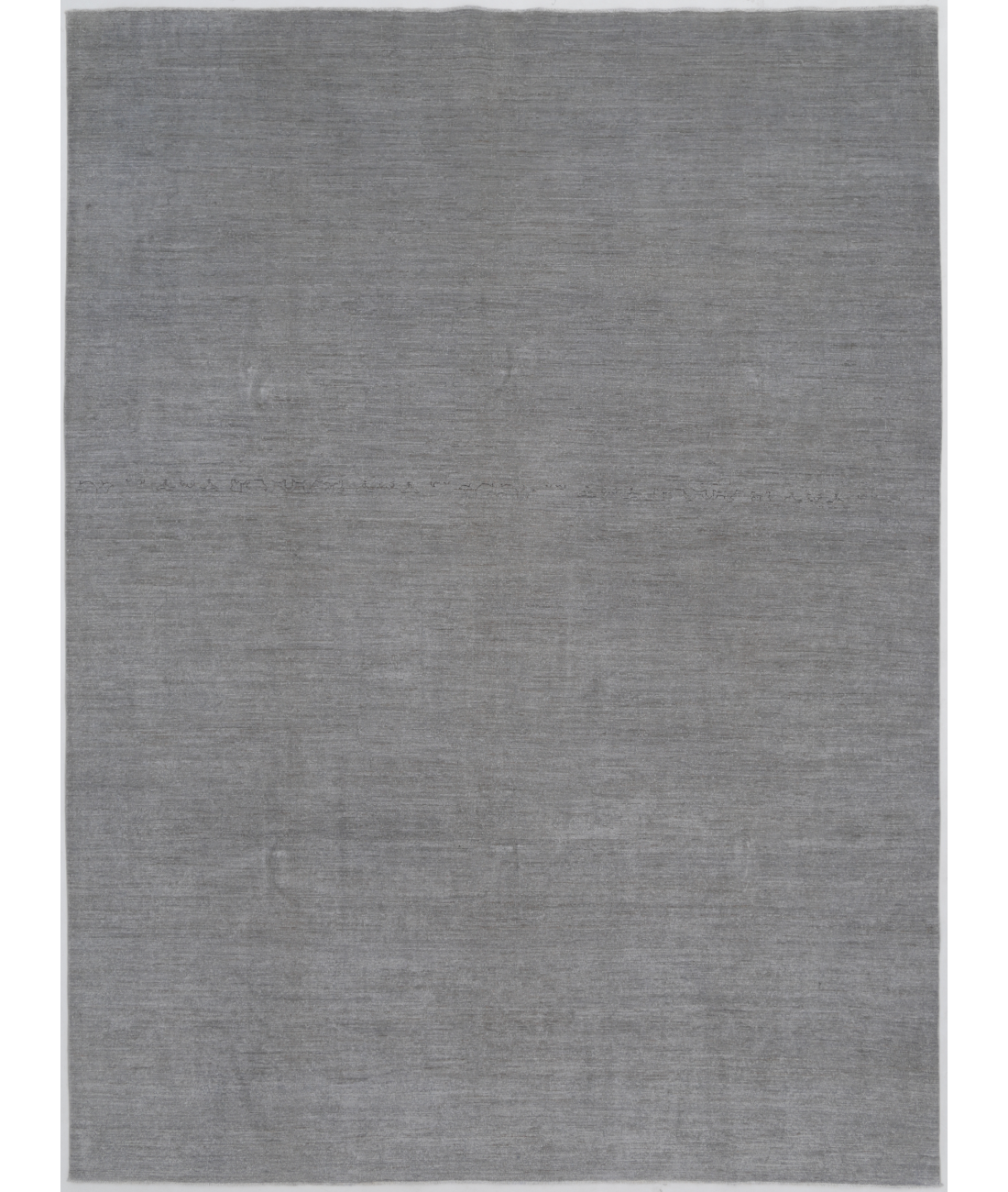 Hand Knotted Overdye Wool Rug  - 8&#39; 10&quot; X 11&#39; 8&quot; 8&#39; 10&quot; X 11&#39; 8&quot; (269 X 356) / Grey / Grey