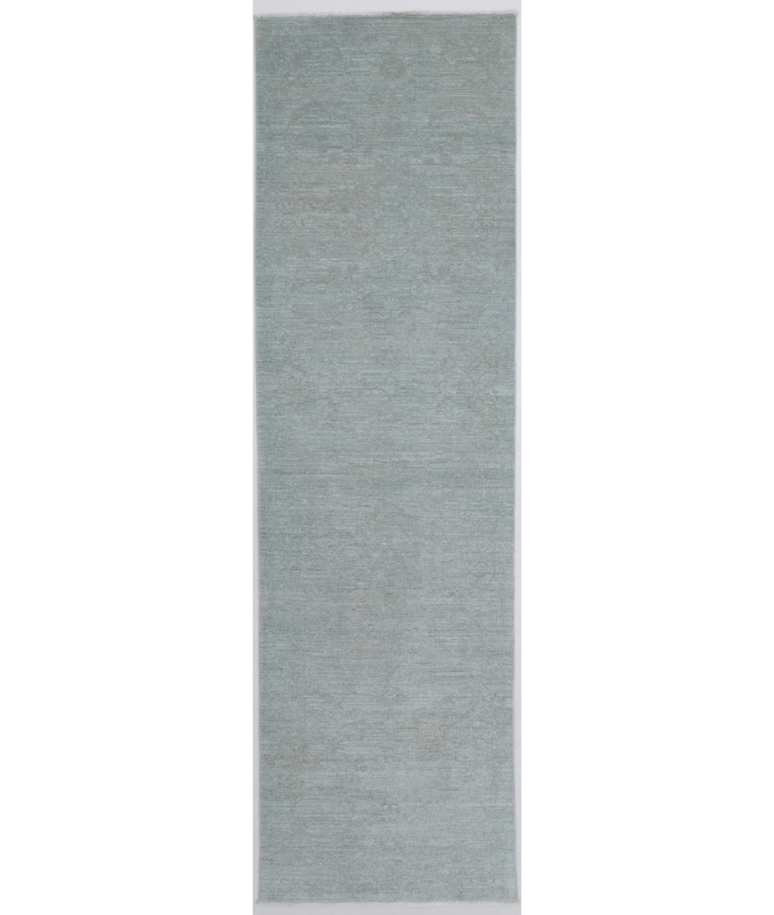 Hand Knotted Overdye Wool Rug  - 2&#39; 7&quot; X 9&#39; 8&quot; 2&#39; 7&quot; X 9&#39; 8&quot; (79 X 295) / Grey / Grey